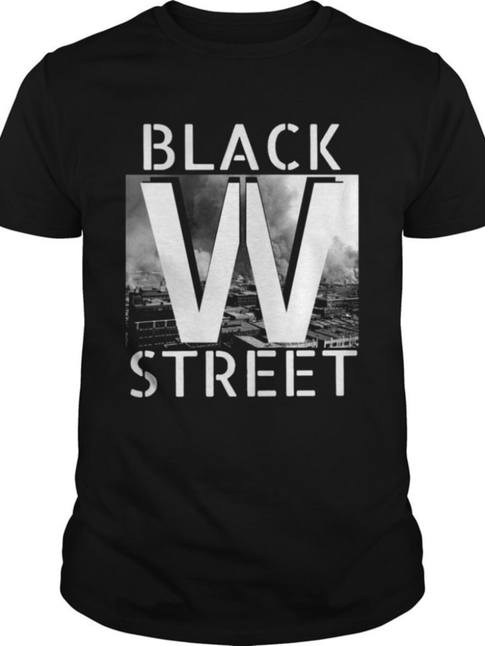 Black Wall Street History Pride Graphic Unisex T-Shirt
